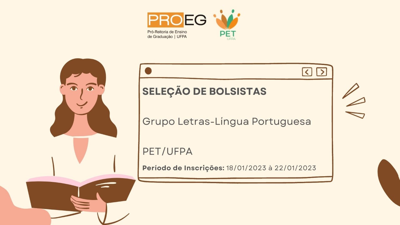 Processo Seletivo PET Letras Língua Portuguesa 2023